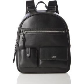 DKNY Zyon Backpack, Black/Silver