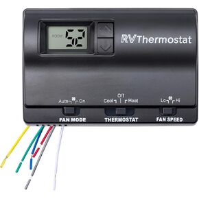 83303862 Heat/Cool T-Stat Wall Thermostat Compatible with Coleman Mach 8330-336 337 338 339 368 386 Air Conditioner, Digital Thermostat Upgrade Temperature Adjustment from 37℃ to -1 ℃ Black