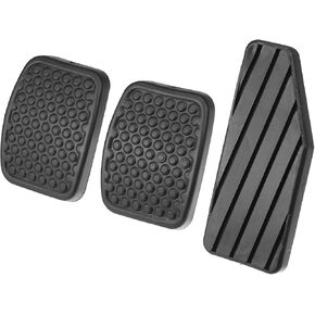 ACROPIX Anti-Slip Clutch Brake Pedal Cover Car Gas Pedal Cover Fit for Suzuki Aerio - Pack of 3 Black