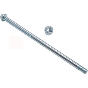 12mm Rear AXLE SPINDLE 255mm Nut Fit Pit Dirt Bike 50cc 110cc 125cc