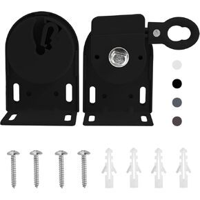 Sun Shade Parts Bungee kit and end Cap,Weather resistancr,for coolaroo Exterior Roller Shade,Roller Shades (2set Gray)