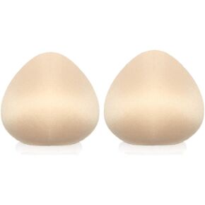 1 Pair Teardrop Cotton Breast Forms Light Ventilation Sponge Boobs for Women Mastectomy Breast Cancer Support