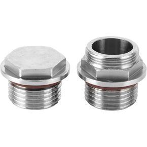 Carburetor Adapter, Fuel Pressure Regulator, 2pcs Fuel Injection to Carburetor Conversion Fitting Kit Motorcycle Carb Accesory Stainless Steel Fuel Pressure Regulator Aeromotive