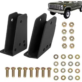 KUAFU Front Axle Pivot Drop Down Bracket Compatible with 1980-1998 Ford F250 4WD for 2''-3'' Lift Kits Steel Powder Coated