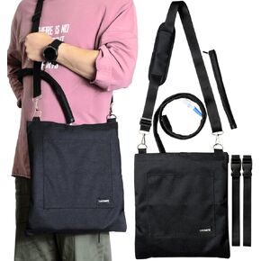 Catheter Bag Holder, Urine Drainage Bag Holder, w/Drain Tube Cover & Adjustable Strap, Foley Catheter Bag Covers, for Privacy & Dignity, w/Straps for Wheelchair, Walker & Bed, up to 4000ML