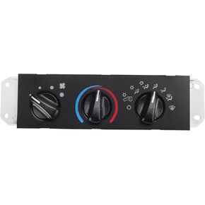 Climate Control Module, AC Control Panel for Jeep Wrangler TJ 2005 2006 2.4L 4.0L - HVAC Heater Conditioning Switch Climate Control Replaces 55056558AA, 55056558AB