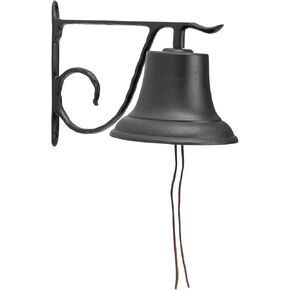 Whitehall Products Decorative Country Bell, Large, Black