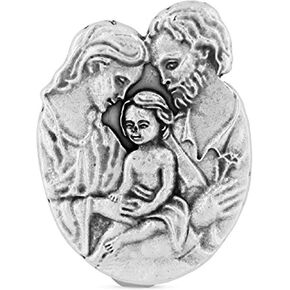 Traditional Catholic Visor Clip for Protection While Driving (Holy Family)