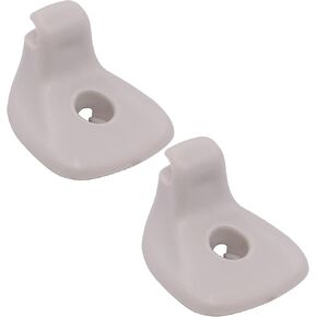 MOTOKU Pack of 2 Grey Sun Visor Clip Support for Chrysler Sebring for Dodge Avenger 2008-2010