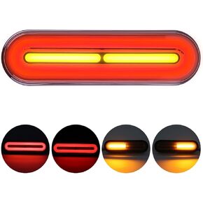 Kinstecks 10-80V Motorcycle Indicator Motorcycle Turning Indicator Flowing Turn Signal Light Brake Light Driving Light for Motorbike Motorcycle Scooter Quad Cruiser Off Road