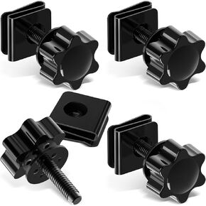 Amazicha Saddlebag Locks Upgraded Theft Deterrent Saddle Bag Bolts Mounting Hardware Compatible for Harley Davidson Touring Street Glide, Electra Glide, Road King, Road Glide 1988-Later