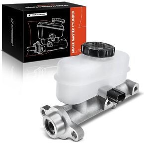 A-Premium Brake Master Cylinder with Reservoir and Sensor Compatible with Ford Vehicles - Mustang 1999-2003 3.8L, Mustang 2004 3.8L 3.9L, Power Brakes, with Traction Control - Replaces# F9ZZ2140DA