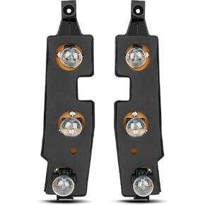 TangMiGe Tail Light Connector Plates Compatible with Chevrolet Chevy GMC C1500 C2500 C3500 K1500 K2500 K3500, Circuit Boards with Bulbs, Left and Right