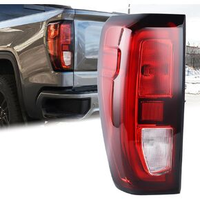 RH Tail Light LED Type Fit for 2019 2020 2021 2022 2023 2024 GMC Sierra 1500 2500HD 3500HD With Bulbs Rear Lamp Right Passenger Side Rear Lights GM2801310 86820474 84968741