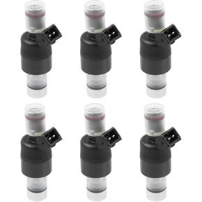 6Pcs Fuel Injectors FJ105 17089569 Compatible for Chevy Beretta Camaro Cavalier Compatible for Pontiac 6000 Grand Prix