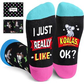 Funny Koala Gifts for Boys - Koala Socks for Girls, Crazy Socks for Womem Men, Christmas Stocking Stuffers