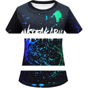 Kids Summer Cartoon Tshirt fancu Video Game Character Graphics Outfit for Boys