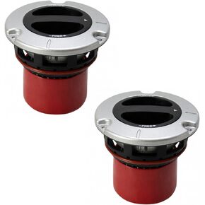 TRQ 2pc Manual Locking Hub Pair Set Direct Fit for Ford F250 F350 Super Duty