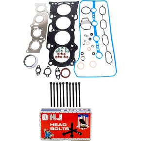 DNJ HGB922 Cylinder Head Gasket set with Head Bolt Kit For 2001-2003 Toyota RAV4 2.0L 1998cc 122cid L4 DOHC