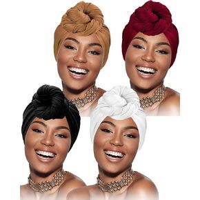 Silky Satin Lined Turban for Women Mens Halo Turban Silky Lined Durag for Waves Braids Locs Sleeping Bonnet Sleep Cap