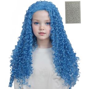 Linfairy The Rise Long Rde Princess wig Halloween Party Cosplay Costume Wigs Small Size