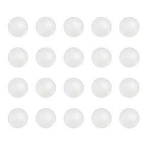 uxcell 50pcs 5mm Nylon Solid Plastic Bearing Balls G1 Precision Solid Nylon Balls Bearings
