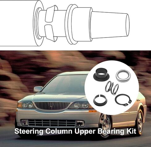 F4DZ-3517-A Steering Column Upper Bearing Kit for Tilt/No Tilt Replacement for Ford Lincoln Mercury 1992-UP in Saudi Arabia