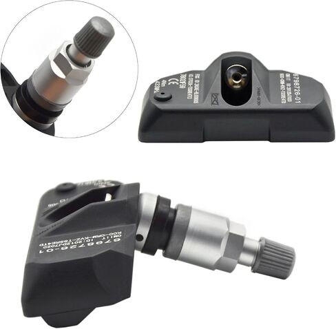 36236798726 4 قطع مستشعر نظام مراقبة ضغط الإطارات 433 ميجا هرتز TPMS مجموعة من 4 قطع بديلة للسيارات لسيارات BMW OE 36236781847 13598772 in Saudi Arabia