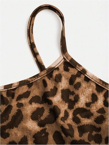 Milumia Women's 2 Piece Outfits Leopard Print Bodysuit and Long Pants Set in Saudi Arabia