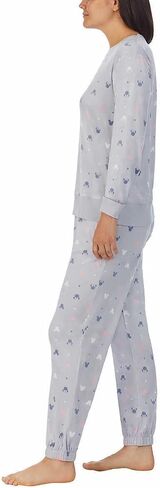 Disney Womens 2 Piece Silky Stretch Fleece Pajama Set in Saudi Arabia