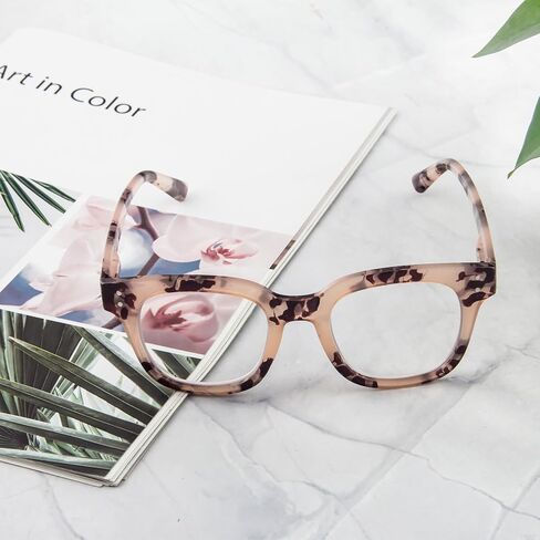 3 Pack Oversized Reading Glasses for Women Men with round Frame Fashion Blue Light Blocking Computer Readers in Kuwait