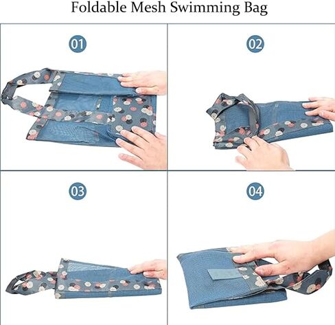 Reusable Grocery Bags Portable Mesh Tote Bag Hobo Women Large Foldable Shoulder Bag for Beach Picnic Vacation in Saudi Arabia