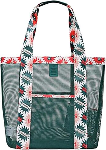 Reusable Grocery Bags Portable Mesh Tote Bag Hobo Women Large Foldable Shoulder Bag for Beach Picnic Vacation in Saudi Arabia