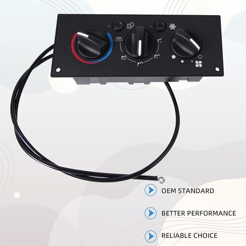 599-5511 مفتاح التحكم في سخان A/C، لوحة وحدة التحكم في تكييف الهواء، متوافقة مع Kenworth C500 T300 T600A T800 W900 2002-2006 استبدال # F211025100، F211025110 in Kuwait