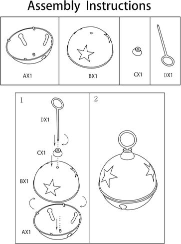 قطعتان من أجراس عيد الميلاد الكبيرة للزينة، حجم كبير بقطر 8.3 بوصة، أجراس ديكور عيد الميلاد ريفي عتيق لشجرة عيد الميلاد لتزيين عيد الميلاد in Kuwait