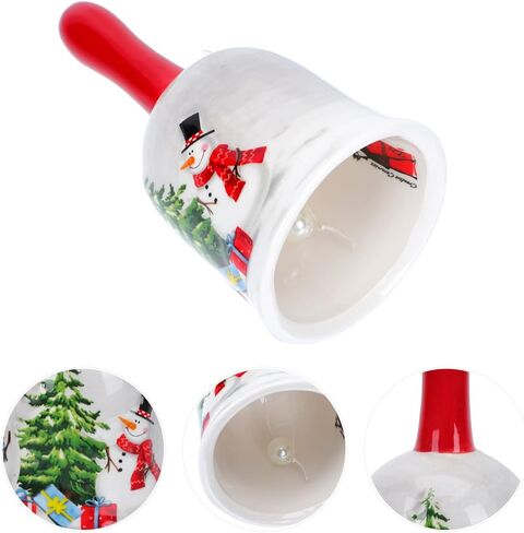 2 Pcs Hand Bell Festival Shaking Bell Christmas Hand Bells for Party Decorations Cicy Bell and Holiday Celebrations in Saudi Arabia