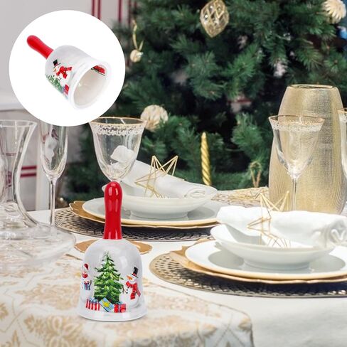 2 Pcs Hand Bell Festival Shaking Bell Christmas Hand Bells for Party Decorations Cicy Bell and Holiday Celebrations in Saudi Arabia