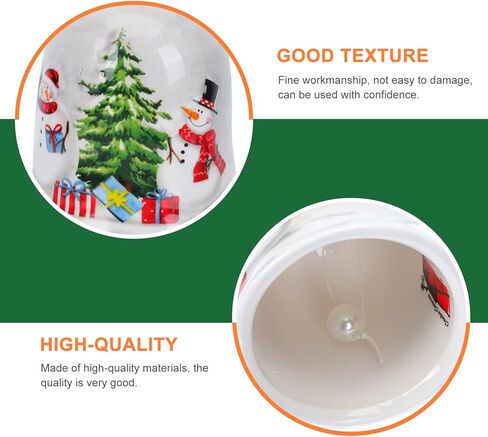 2 Pcs Hand Bell Festival Shaking Bell Christmas Hand Bells for Party Decorations Cicy Bell and Holiday Celebrations in Saudi Arabia