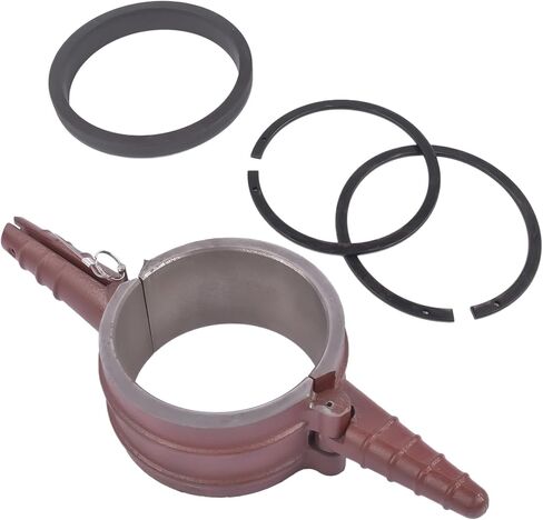 5.4" Bore Piston Ring Compressor Tool + Adapter + Anti-Polishing Ring Replacement for Cummins ISX 15 & QSX 15 Caterpillar 3400 3412 CAT C15 5.4" Bore #5394454 5299448 5299339 PT7040 Red Vahaha in Saudi Arabia