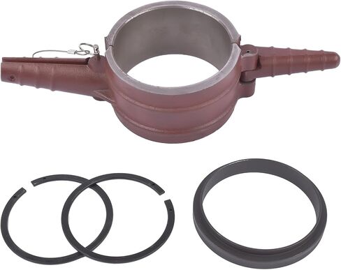 5.4" Bore Piston Ring Compressor Tool + Adapter + Anti-Polishing Ring Replacement for Cummins ISX 15 & QSX 15 Caterpillar 3400 3412 CAT C15 5.4" Bore #5394454 5299448 5299339 PT7040 Red Vahaha in Saudi Arabia