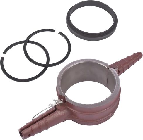 5.4" Bore Piston Ring Compressor Tool + Adapter + Anti-Polishing Ring Replacement for Cummins ISX 15 & QSX 15 Caterpillar 3400 3412 CAT C15 5.4" Bore #5394454 5299448 5299339 PT7040 Red Vahaha in Saudi Arabia