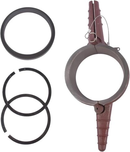 5.4" Bore Piston Ring Compressor Tool + Adapter + Anti-Polishing Ring Replacement for Cummins ISX 15 & QSX 15 Caterpillar 3400 3412 CAT C15 5.4" Bore #5394454 5299448 5299339 PT7040 Red Vahaha in Saudi Arabia