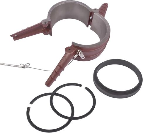 5.4" Bore Piston Ring Compressor Tool + Adapter + Anti-Polishing Ring Replacement for Cummins ISX 15 & QSX 15 Caterpillar 3400 3412 CAT C15 5.4" Bore #5394454 5299448 5299339 PT7040 Red Vahaha in Saudi Arabia