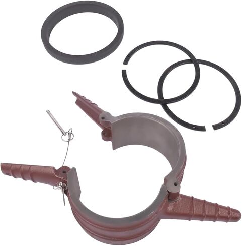 5.4" Bore Piston Ring Compressor Tool + Adapter + Anti-Polishing Ring Replacement for Cummins ISX 15 & QSX 15 Caterpillar 3400 3412 CAT C15 5.4" Bore #5394454 5299448 5299339 PT7040 Red Vahaha in Saudi Arabia
