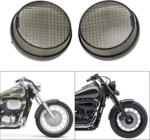 Motorcycle 2pcs Turn Signals Light Lens Covers For 1998-2018 Honda Shadow Phantom Spirit Fury Interstate Metropolitan Valkyrie 1300 600 750 VT400 VT750 VT1300 in Kuwait