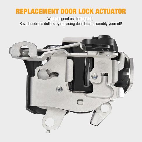 Door Lock Latch & Cable Driver Side Rear Left 6C3Z-28264A01-A Replacement for 1999-2007 F-250 F-350 Super Duty Upper and Lower Latches Assembly in Saudi Arabia