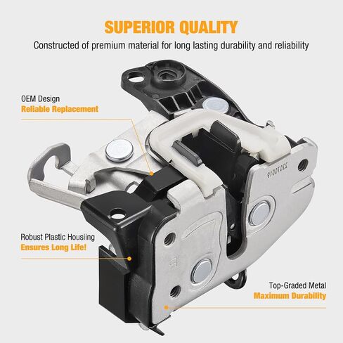 Door Lock Latch & Cable Driver Side Rear Left 6C3Z-28264A01-A Replacement for 1999-2007 F-250 F-350 Super Duty Upper and Lower Latches Assembly in Saudi Arabia