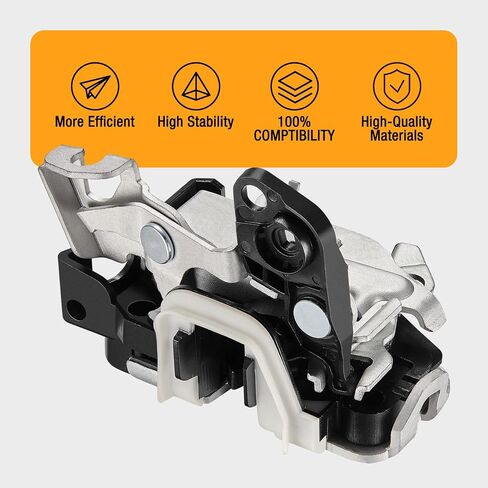 Door Lock Latch & Cable Driver Side Rear Left 6C3Z-28264A01-A Replacement for 1999-2007 F-250 F-350 Super Duty Upper and Lower Latches Assembly in Saudi Arabia