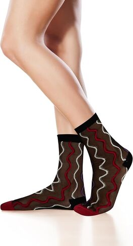 جوارب شفافة من Benefeet Sox جوارب شبكية جوارب الكاحل للنساء جوارب نايلون شفافة من خلال الجوارب in Kuwait