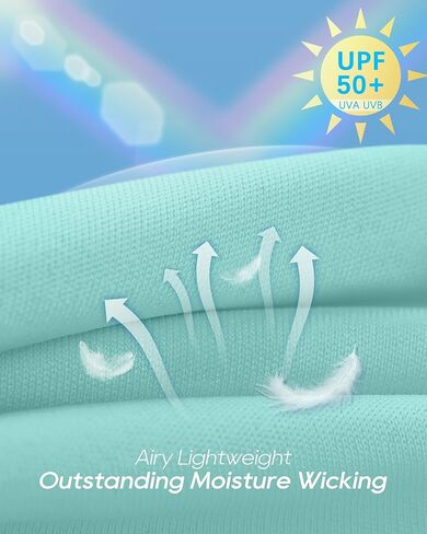 G4Free Womens UPF 50+ Sun Shirts Lightweight Quick Dry Long Sleeve Workout Tops Lightweight Running Pullover in Kuwait